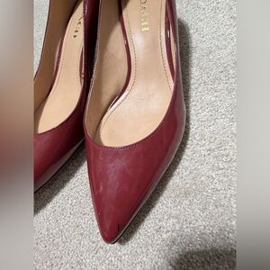 Coach Burgundy Women's Heels